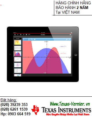 Phần mềm TI-Nspire™ App for iPad®, Sử dụng cho iPad | CÒN HÀNG-ĐẶT HÀNG TRƯỚC